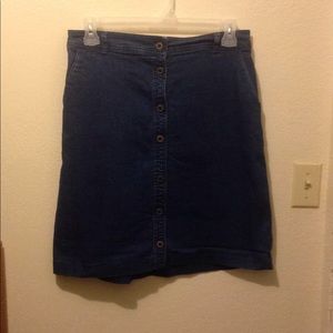 🔵Stretchy Midi Denim Skirt